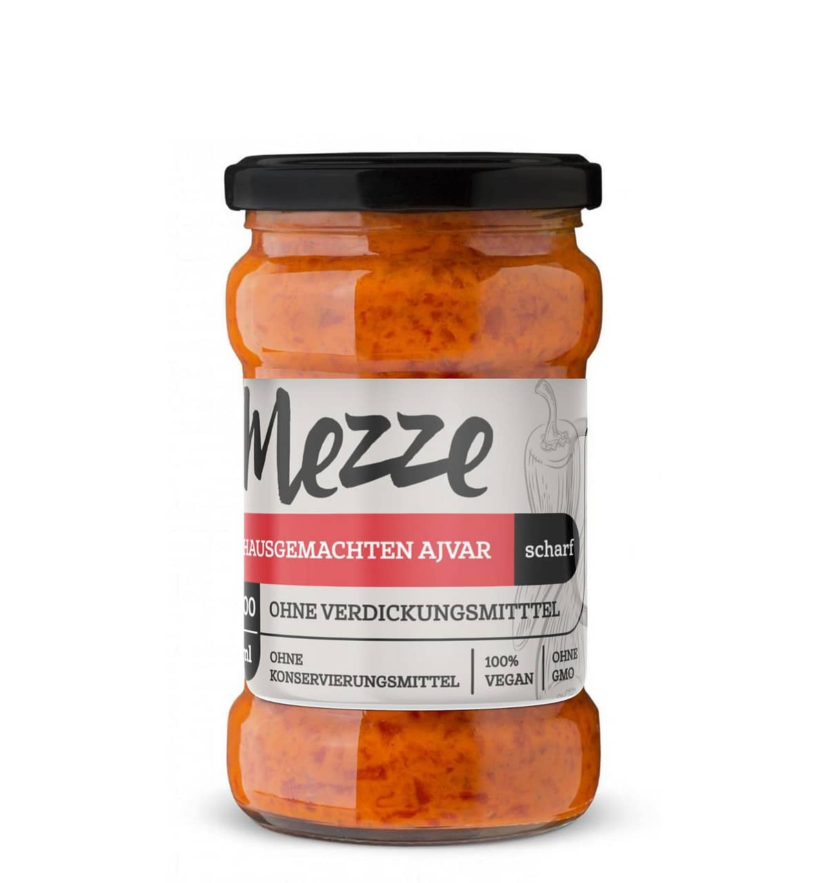 MEZZE Ajvar scharf | 300g - SUNNY TASTE